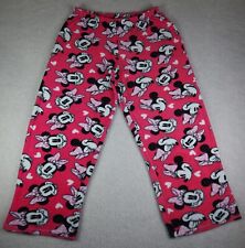 Pantalones de pijama para dormir Minnie Mouse Disney para mujer rosa, blanco, negro talla M (8-10), usado segunda mano  Embacar hacia Argentina