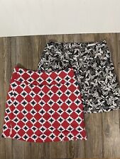 Used, SET (2) Serendipity Fearless-A-Line Golftini Skorts Golf Size XS Butterflies for sale  Shipping to South Africa