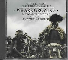 MARGARET SINGANA - we are growing - Shaka Zulu CD Album 13TR (TRAX) 1987 UK for sale  Shipping to South Africa