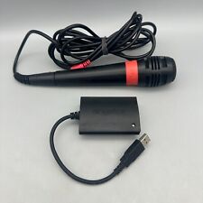 Used, Singstar Microphone (Red) w/ USB Adapter Dongle PlayStation 2/3 PS2/PS3 TESTED for sale  Shipping to South Africa