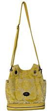 Usado, Bolsa satchel Cake By Petunia Pickle parte inferior fralda almofada de troca brocado amarelo comprar usado  Enviando para Brazil