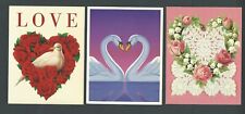 Conjunto de 5 cartões postais de amor/valentim cada um com selo impresso de 20c na parte de trás comprar usado  Enviando para Brazil