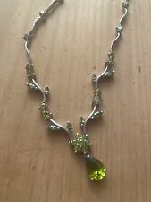 Sterling silver peridot for sale  CHESSINGTON