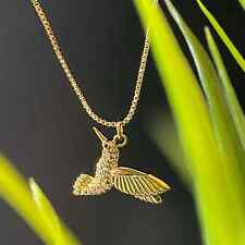 Halskette kolibri gold gebraucht kaufen  Hannover