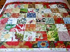 Patchwork quilt throw for sale  WIGAN