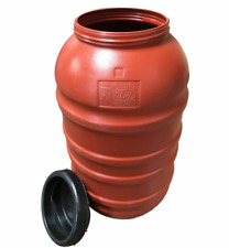 Food Grade 58 Gallon Storage Drum Lid Barrel Waterproof Safe Prep Bucket  Used for sale  Saint Augustine