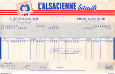 1963 facture biscuits d'occasion  France