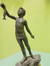 Statua bronzo giovane usato  Reggio Calabria