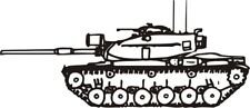 M 60 Tank Military 1 Color Window Wall Vinyl Decal Sticker Printed for sale  Shipping to South Africa