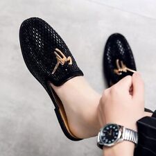 Chinelos masculinos de luxo com strass mocassins respiráveis sapatos casuais comprar usado  Enviando para Brazil