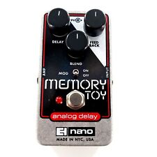 Pedal de efeito de atraso analógico Electro Harmonix nano brinquedo de memória testado e funciona comprar usado  Enviando para Brazil