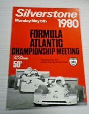 1980 silverstone programme for sale  HARLOW
