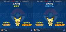 Pichu shiny normal for sale  New York