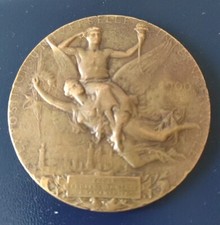 Médaille bronze madagascar d'occasion  Soyaux