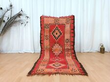 Tapete de lã marroquino feito à mão piso berbere vintage floral tapete de cabeceira 3' x 6' comprar usado  Enviando para Brazil