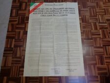 Manifesto propaganda militare usato  Varano Borghi