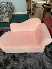 Childs pink chaise for sale  HASTINGS