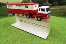 Wiking H0 1:87 MB 1620 LKW "H&B - Hartmann & Braun" Koffersattelzug Werbemodell comprar usado  Enviando para Brazil