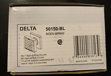 Delta 50150-BL Surface Mount Body Spray In Matte Black, used for sale  Shipping to South Africa