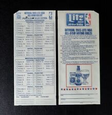 Used, 1985 NBA All Star Game Fan Ballot Unpunched Michael Jordan Rookie Season NM-MT for sale  Shipping to South Africa
