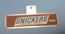 NUEVO DE LOTE ANTIGUO Candy Store etiquetas de exhibición para barra de cacahuetes de chocolate Snickers, usado segunda mano  Embacar hacia Argentina