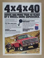 1979 dodge 4x4 for sale  Hartland