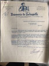 Document brasserie chapelle d'occasion  La Bassée