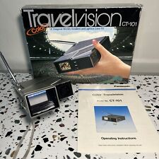 TV colorida retrô Panasonic Travelvision CT-101 menor do mundo CRT - 1,5” - Funciona comprar usado  Enviando para Brazil