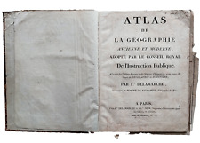 Atlas 1820 delamarche d'occasion  Montmorillon