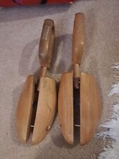 wooden shoe trees large for sale  ASHFORD