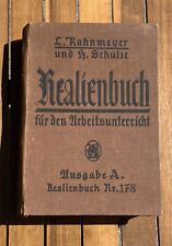 Realienbuch 1928 sh gebraucht kaufen  Kiel