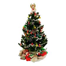 Used, Vintage Artisan Fully Decorated Miniature Dollhouse Christmas Tree 1950s for sale  Shipping to South Africa