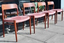 Four teak niels for sale  LONDON