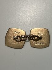 9ct gold cufflink for sale  CROYDON