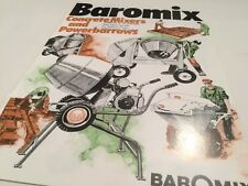 Baromix concrete mixers for sale  Shipping to Ireland