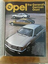 Motor magazine opel for sale  LEOMINSTER