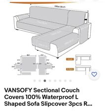 Capa de sofá seccional VANSOFY 100% impermeável em forma de XL 3 peças comprar usado  Enviando para Brazil