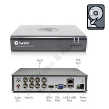 Usado, Grabadora digital de 8 canales Swann 4580 DVR 84580 1080p HD 1 TB HDD DVR 4580 audio segunda mano  Embacar hacia Argentina