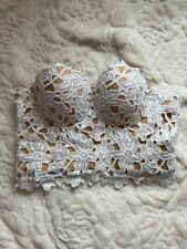 Strapless white lace for sale  Ireland