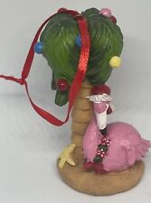 Enfeite de Natal rosa flamingo palmeira pendurado enfeite comprar usado  Enviando para Brazil