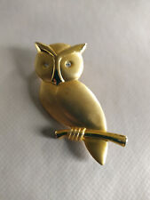 Broche chouette hibou d'occasion  Limoges-