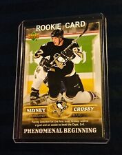Used, Sidney Crosby Rookie 2006 Upper Deck Set Phenomenal Beginning Card #12 Game NHL for sale  Panama City