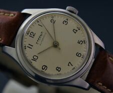 RELÓGIO DE PARA-CHOQUE AUTOMÁTICO VINTAGE ETERNA CENTRAL SEC 32mm SS ESTOJO - APENAS MANUTENÇÃO! comprar usado  Brasil 