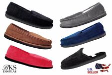 Zapatos para casa para hombre zapatillas mocasín pana sin cordones negro marrón rojo azul marino gris segunda mano  Embacar hacia Argentina