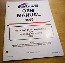 Mercruiser Mie 5.7L 8.2L 350 454 Mag Horizon D4.2L manual de instalação 1995 comprar usado  Enviando para Brazil