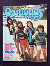 Osmonds magazine july for sale  WELLINGBOROUGH
