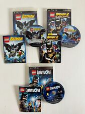 Lego Batman & Batman 2 DC Super Heroes & Dimensions PS3 completo com manual comprar usado  Enviando para Brazil