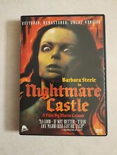 Nightmare Castle DVD 1965 Severin Barbara Steele terror gótico sem cortes Oop comprar usado  Enviando para Brazil