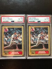 2 Graded 1987 Topps Reggie Jackson PSA 8 #300 for sale  Shipping to Canada