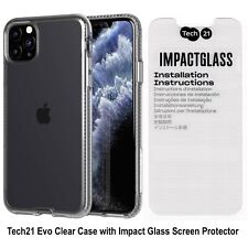 Capa transparente Tech21 Evo com protetor de tela de vidro de impacto para iPhone 11 comprar usado  Enviando para Brazil